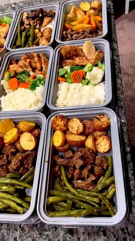 Ways To Eat Healthy, Healthy Lunch Meal Prep, Dinner Meal Prep, Easy Healthy Meal Prep, Makanan Diet, Egg Muffins, Prepped Lunches, Lunch Recipes Healthy, Lunch Meal Prep