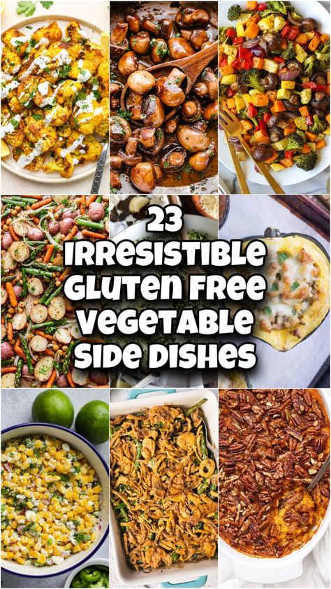 23 Irresistible Gluten Free Vegetable Side Dishes | Officially Gluten Free Gluten Free Thanksgiving Sides, Gluten Free Thanksgiving Side Dishes, Veggie Casserole Recipes, Meatloaf Side Dishes, Gluten Free Veggies, Mixed Vegetable Casserole, Thanksgiving Vegetable Sides, Gluten Free Recipes Side Dishes, Christmas Side Dish Recipes