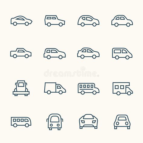 Car line icon set. Vector Illustration , #Ad, #icon, #line, #Car, #Illustration, #Vector #ad Simple Car Illustration, Tiny Car Tattoo, Mini Car Tattoo, Car Pictogram, Car Outline Tattoo, Simple Car Tattoo, Car Doodles, Car Line Art, Car Doodle