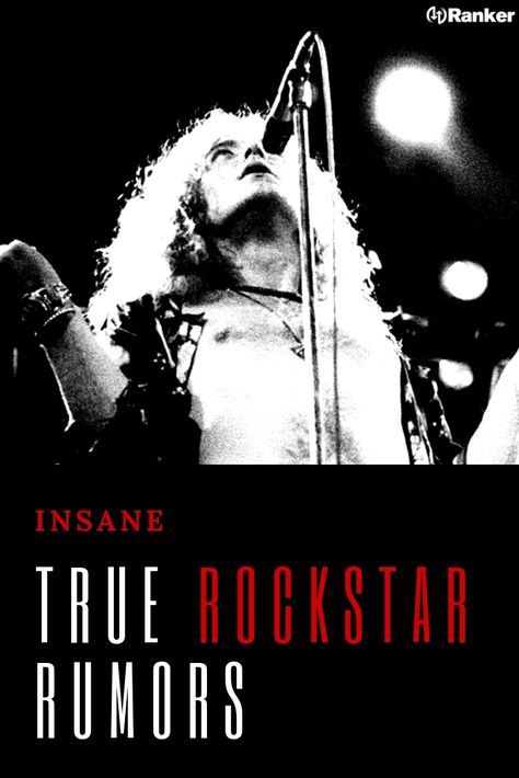 Insane rumors about rock stars that are true! Read about the craziest rock star rumors about Led Zeppelin, The Rolling Stones, The Beach Boys, and many more famous rock stars! Which of these insane true rock star rumors is the most shocking? #Rocknroll #Musicians #Singersongwriter Star Facts, 80s Rock, Beach Boys, The Beach Boys, Robert Plant, Rock Stars, Rock Star, Famous Celebrities, Led Zeppelin