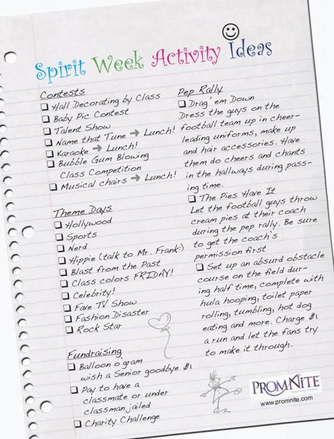 Spirits Week Ideas, Spirit Week Games Activities, Spirt Week Ideas For Work, Trendy Spirit Week Ideas, Disney Spirt Week Ideas, Christian School Spirit Week Ideas, Peewee Homecoming Ideas, Themes For Spirit Week, Senior Days Ideas