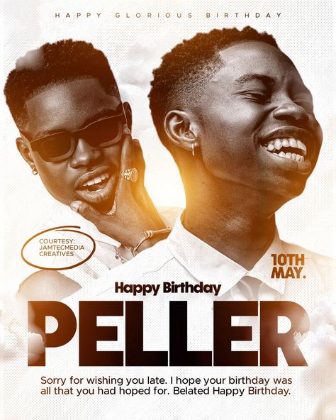 HBD flyer design for @peller089 Graphical Poster, Free Flyer Design, African Photography, Synthwave Art, Birthday Clip, Pos Design, Flyer Inspiration, Christian Graphic Design, Concert Poster Design