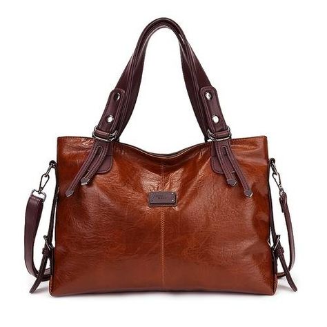 Temu | Explore the Latest Clothing, Beauty, Home, Jewelry & More Stylish Leather Bags, Tas Bahu, Casual Tote Bag, Brown Tote, Retro Mode, Crossbody Bags For Women, Classic Bags, Crossbody Bag Women, Big Bags