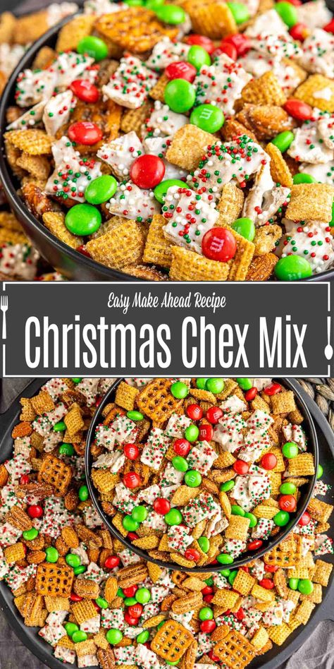 Christmas Chex Mix Recipes Holidays Powdered Sugar, Savory Christmas Chex Mix Recipes, Christmas Bits And Bites, Preschool Trail Mix Recipe, Best Christmas Chex Mix Recipes, Easy Homemade Chex Mix Recipe, Christmas Popcorn Snack Mix Recipes, Christmas Cereal Treats Holiday Snacks, Christmas Snack Recipes Easy