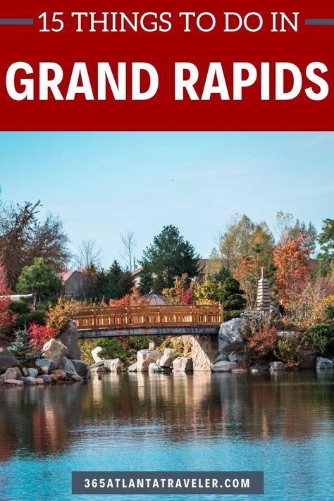 15+ Amazing Things To Do in Grand Rapids, Michigan 2 Top Family Vacations, Midwest Travel Destinations, Michigan Vacations, Midwest Travel, Michigan Travel, Grand Rapids Michigan, Grand Rapids Mi, Northern Michigan, This City