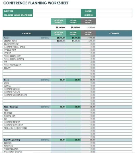 Event Budget Template, Event Planning Budget, Budget Sheet Template, Event Planning Checklist Templates, Personal Budget Planner, Conference Planning, Event Planning Worksheet, Planning School, Event Planning Printables