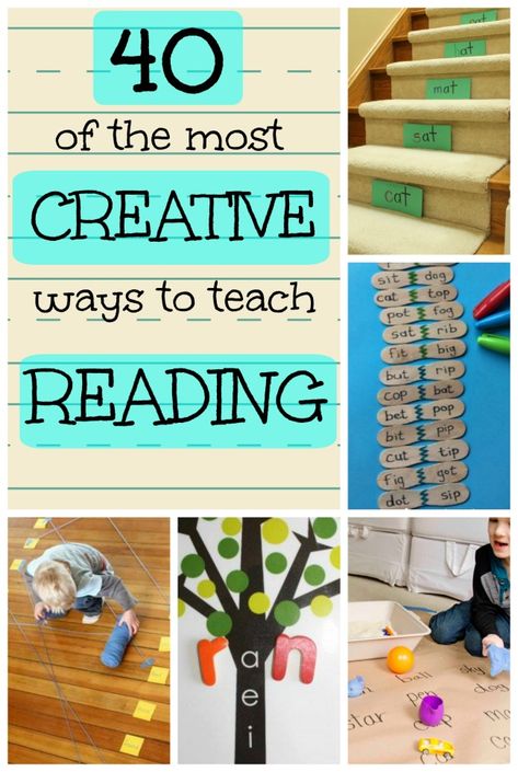 Crazy fun and creative ways to teach kids to read! This step by step post makes learning to read easy and fun! Literacy Through Play, Active Learning Activities, Learning To Read Games, Teach Kids To Read, Reading For Kids, Reading Games For Kids, Tutoring Ideas, Fun Reading Activities, Kinesthetic Learning