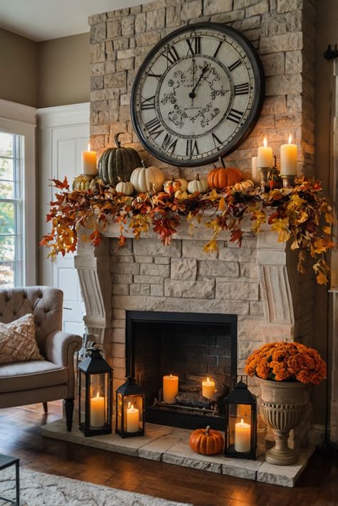 As a daily interior designer, elevate your home with the top 5 fall mantle decor ideas for a cozy ambiance. Upgrade now! Upgrade Your Home: Top 5 Fall Mantle Decor Ideas for Cozy Ambiance Creating a cozy ambiance in your home with fall mantle decor is a perfect way to welcome the autumn season. Here […] Thanksgiving Mantels Fall Decorating, Fall Thanksgiving Mantle Decor, Chimney Fall Decor, Simple Fall Fireplace Decor, Thanksgiving Fireplace Mantle Decor, Fall House Decor Ideas, Fall Fireplace Decor Ideas, Fall Decor Fireplace Mantle, Fall Interior Decor Living Rooms