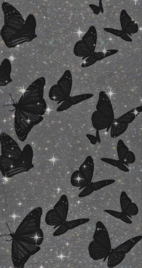 Black Glittery Aesthetic Wallpaper, Movie Character Wallpaper, Wallpaper Backgrounds Cute, Backgrounds Cute, Glittery Wallpaper, Gata Marie, Nature Iphone Wallpaper, Beautiful Butterflies Art, Iphone Wallpaper Sky