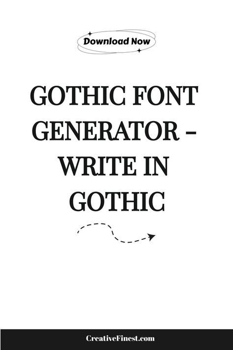 Create custom gothic fonts online with our free gothic text generator. Enter your text and choose from a variety of gothic fonts to create unique and stylish text Cool Fonts For Logos, Font Generator Free, Fonts Copy And Paste, Creepy Font, Font Design Alphabet, Tattoo Generator, Victorian Fonts, Gothic Text, Gothic Alphabet