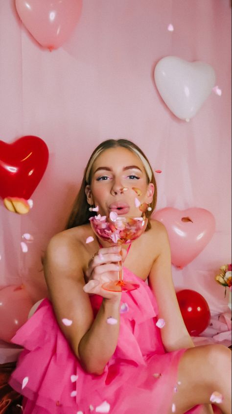 #diy #photoshoot #instagram #valentinesday Valentine's Day Photoshoot Women, Valentine’s Picture Ideas, Valentines Home Photoshoot, Cute Valentine’s Day Photoshoot, Pink Back Drop Photoshoot Ideas, Valentine Single Photoshoot, Solo Valentines Day Photoshoot, Valentine Inspo Photoshoot, Valentine’s Day Theme Photoshoot