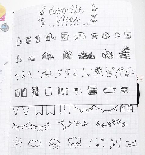 Bujo Doodles, Bullet Journel, Penanda Buku, Kraf Kertas, Bujo Inspiration, Bullet Journal Inspo, Bullet Journal Doodles, Journal Doodles, Bullet Journals