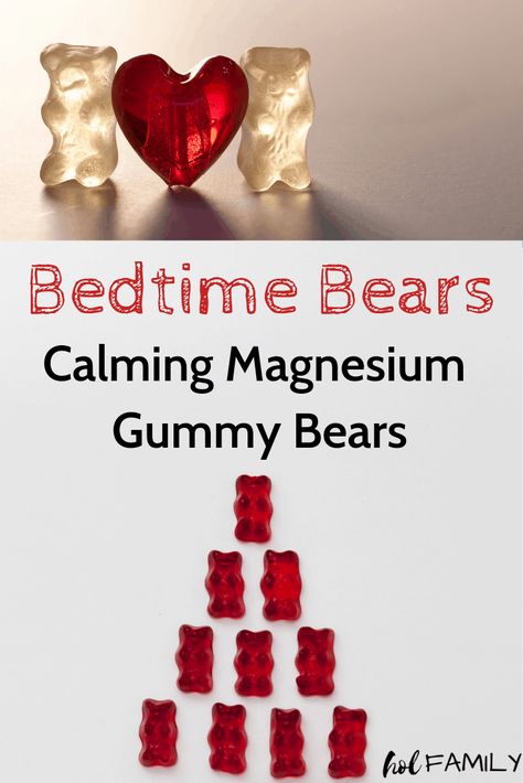 This easy, homemade recipe for homemade bedtime gummy bears is made with just five whole food ingredients. Tart cherry juice, gelatin, honey, magnesium, and sea salt are all it takes to make your own DIY calming gummy bears to send them to sleep! This recipe will be a favorite for kids and adults too. #homemadegummies #magnesiumgummybears #calming #bedtimesnack #sleepremedy #insomnia #diygummies