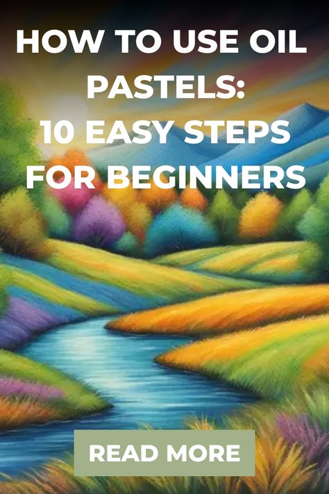 How to Use Oil Pastels: 10 Easy Steps for Beginners How To Set Oil Pastels, How To Use Chalk Pastels, Using Oil Pastels How To, Oil Pastel Techniques Step By Step, Oil Pastel Art Tutorials Step By Step, How To Use Pastels Oil, Oil Pastels For Beginners Step By Step, Oil Pastel Lesson, Watercolor And Oil Pastel Mixed Media