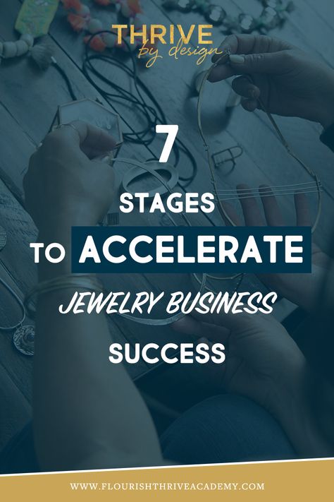 If you want to grow your business and make more money online with your jewelry sales, here are the 7 stages to accelerate jewelry business success. #makemoneyonline #etsytips #thrivebydesign Business Study, Independent Business, Free Quiz, 6 Figures, Business Studies, Sales Training, Business Sales, Instagram Business, Jewelry Brand