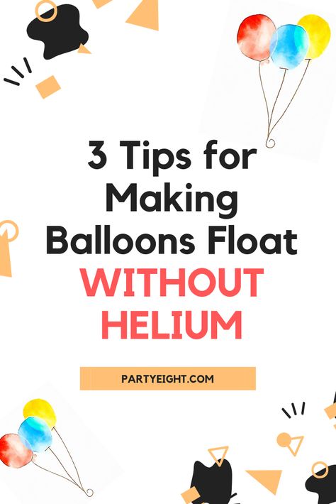 Graduation season has also become a peak time of helium shortage due to the high demand of floating balloons. As a party decor company, we feel an obligation to prevent over-using helium as we have figured out many other ways to make balloons float on ceiling. Blow Up Balloons Without Helium, Mylar Balloons Decorations, Decorating With Helium Balloons, Retirement Party Decorations Balloons, Balloon Decorations No Helium, How To Blow Up Balloons Without Helium, How To Make Balloons Float Without Helium, Decorate With Balloons Without Helium, Diy Helium Balloons