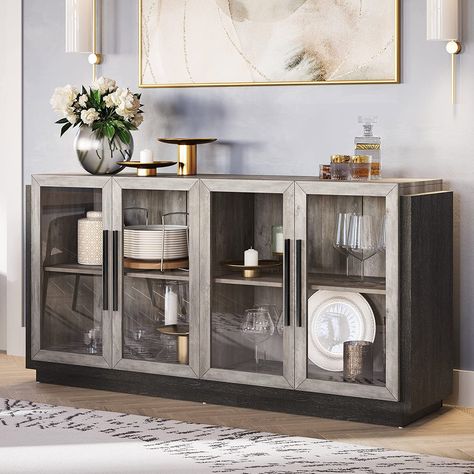 Coffee Buffet, Buffet Cabinet Modern, Storage Console Table, 2023 Decor, Table For Kitchen, Buffet Console, Hallway Console, Sideboard Storage Cabinet, Storage Console