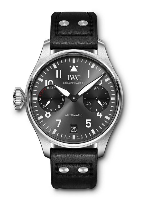 The Right Stuff: IWC Launches Big Pilot’s Watch “Right-Hander” | WatchTime - USA's No.1 Watch Magazine Iwc Watches Men, Iwc Big Pilot, Iwc Watches Pilot, Iwc Schaffhausen, Iwc Pilot, Tw Steel, Iwc Watches, Pilot Watch, The Right Stuff