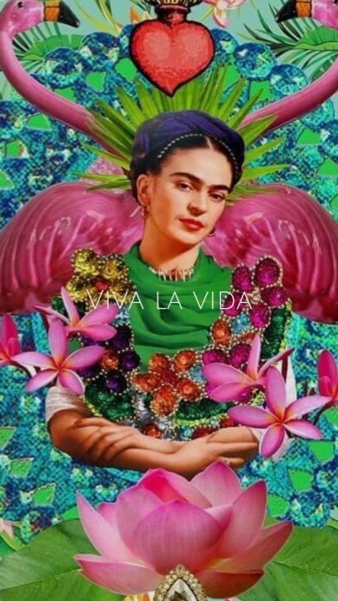 VIVA LA VIDA 🌼🌺❇️🍉 Celebramos tu vida y recordamos todo lo que nos hiciste sentir. Cuéntanos qué te mueve y te hace soñar, inspirándote en Frida Kahlo. #FridaKahlo #6dejulio #cumpleaños #MesDeFridaKahlo #Arte #Pintura #Mexicana | Frida Kahlo | Toto Espinoza · Frida Kahlo Frida Kahlo Paintings, Frida Kahlo Portraits, Kahlo Paintings, Camper Art, Frida Kahlo Style, Frida Art, Modern Graphic Art, Arte Punk, Frida Kahlo Art