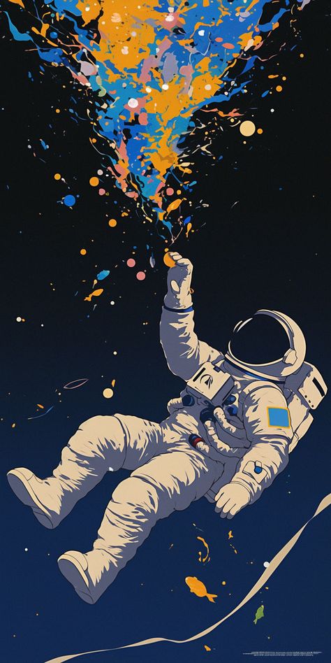 #wallpaper #phonewallpaper #background #aesthetic #space #astronaut #galaxy #sciencefiction Space Wallapers Aesthetics, Cartoon Space Aesthetic, Space Themed Wallpaper Iphone, Astronaut In Space Wallpaper, Vintage Space Aesthetic, Spaceman Wallpaper, Space Core Aesthetic, Space Widgets, Space Wallpaper Iphone