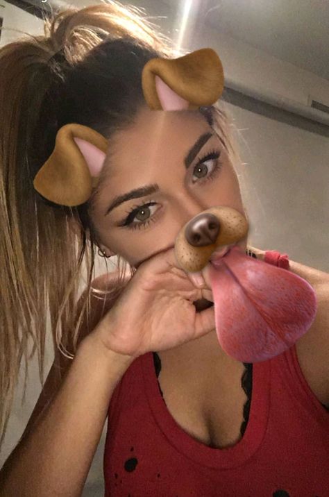 [ fc ; andrea russett ] "heya i'm lea ur local dog filter abuser." i laugh "i'm eighteen years old,lit like a candle stick and add me @/leabean on snapchat so we can be lit togetha!" Snapchat Dog Filter, Andrea Russet, Andrea Russett, Snapchat Selfies, Luxury Street Style, Snap Filters, Dog Filter, 2000s Aesthetic, Cute Makeup Looks