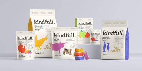 Kindfull Target, Pet Food Packaging, Pet Brand, Pet Branding, Chicken And Brown Rice, Nutrition Branding, 강아지 그림, Animal Nutrition, Puppy Food