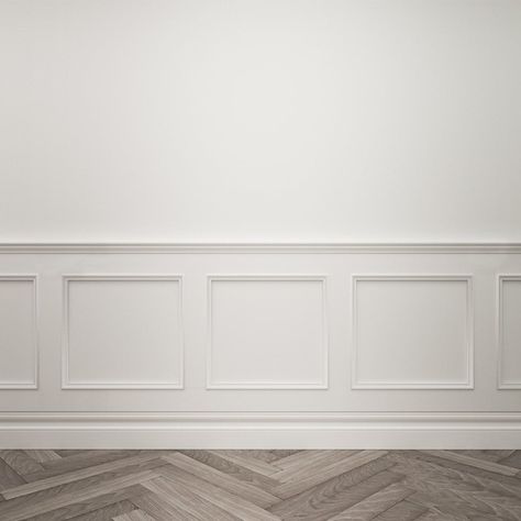 Deanta Balmoral White Primed Wall Panelling| Leader Doors Cleaning Vinyl Floors, Bamboo Wood Flooring, Best Bathroom Flooring, White Wall Paneling, Living Room Panelling, Cleaning Wood Floors, Real Wood Floors, Doors And Floors, Oak Wood Floors