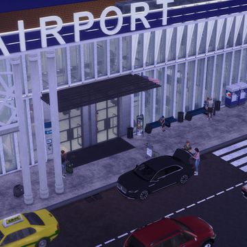 Sims 4 Airplane Cc, Sims 4 Airport Cc, Sims 4 Airport, Ts4 Lots, Airports Terminal, Sims 4 Teen, Cc Finds, Sims 4 Mods, Sims Cc