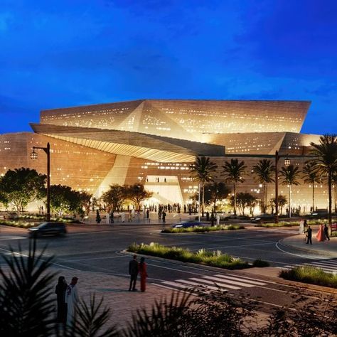 Snøhetta has revealed its design for the Royal Diriyah Opera House in Saudi Arabia, informed by traditional Najdi architecture. Norwegian Architecture, Brick Architecture, Vernacular Architecture, Traditional Building, Public Garden, Riyadh, Desert Landscaping, Architecture Firm, Places Around The World