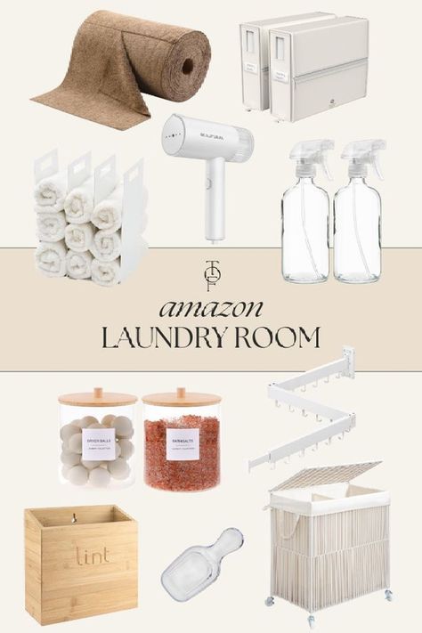 Transform your laundry room into a tidy oasis with these Amazon organization must-haves! These finds are neutral, sleek and functional for any laundry space. Tap to shop! Amazon Laundry Room Must Haves, Amazon Laundry Room, Laundry Room Must Haves, Organize Laundry, Laundry Room Accessories, Room Must Haves, Amazon Organization, Room Finds, Under The Sink Organization