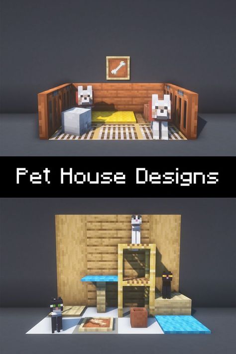 Dog Beds In Minecraft, Minecraft Survival Kitchen Ideas, Pet Beds Minecraft, Pet Room Minecraft Ideas, Dog Bed In Minecraft, Dog Beds Minecraft, Mincraft Couches Ideas, Dog Bed Minecraft Ideas, Pet Minecraft Ideas