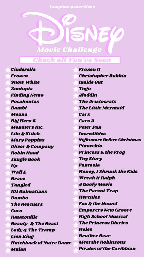 Fairytale Movies List, Cartoon To Watch List, All Disney Films List, Disney Marathon Movie, All Disney Princesses Movies List, Disney Princess Movie Marathon, Disney Movie List To Watch, Disney Movie Watch List, Disney Plus Romance Movies