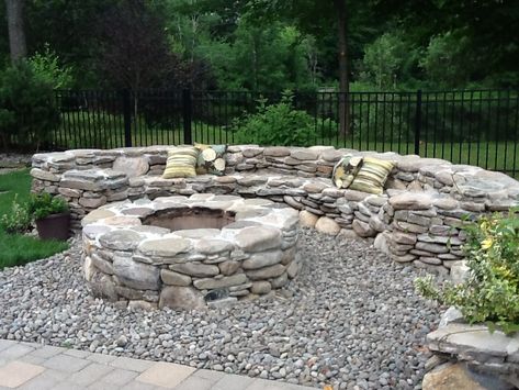 Fire Pit Gallery, Fire Pit With Rocks, Backyard Fire Pit, Fire Pit Materials, Modern Fire Pit, Fire Pit Furniture, Portable Fire Pits, Stone Fire Pit, Fire Pit Seating