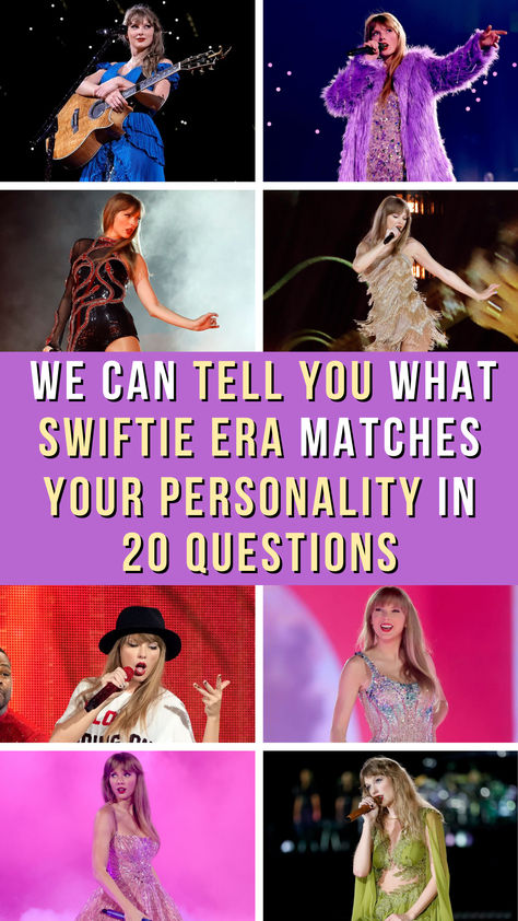 Do you want to know which Taylor Swift era matches your personal aesthetic? Take the quiz to find out. Taylor Swift Last Night, What Is My Taylor Swift Era, Different Eras Of Taylor Swift, Taylor Swift Different Eras, Which Taylor Swift Era Are You, What Taylor Swift Era Are You, Taylor Swift Gingerbread House, Buzzfeed Taylor Swift, What Taylor Swift Album Are You Quiz