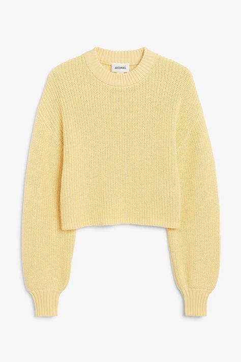 Skz Clothes, Lemon Sweater, Pastel Yellow Sweater, Oversized Yellow Knit Sweater, Cozy Oversized Yellow Sweater, Cozy Yellow Knit Sweater, Pale Yellow Sweater, Crop Knit Sweater, Yellow Knit Sweater