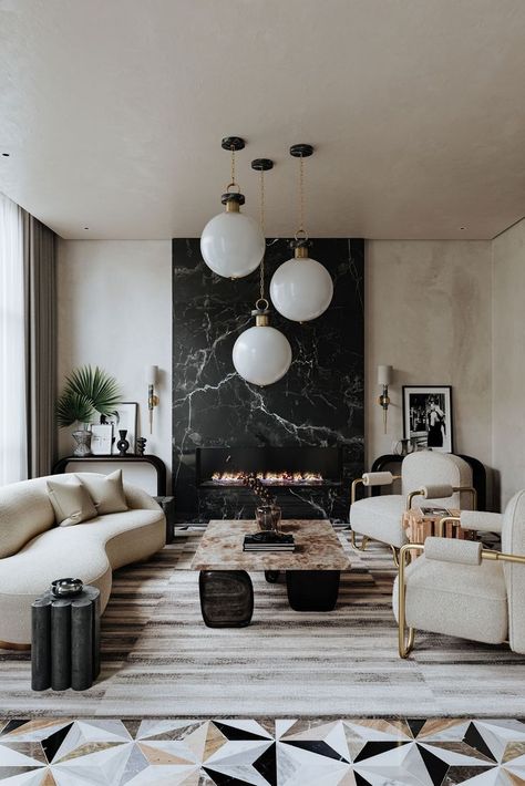 Interior Design Per La Casa, Design Del Prodotto, Living Room Inspo, A Living Room, A Fire, Living Room Inspiration, Luxury Living Room, Living Room Interior, 인테리어 디자인