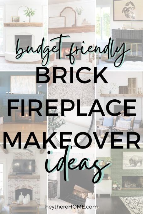 How To Remodel A Brick Fireplace, Fireplace Makeover Brick Farmhouse, Redo Fireplace Before And After Brick, Pink Brick Fireplace Makeover, Brick Fireplace Makeover Ideas Modern, Covering A Brick Fireplace With Wood, Diy Fireplace Brick Makeover, Renovate Fireplace Before After, Faux Brick For Fireplace