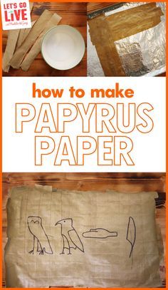 Ancient Egypt Art Projects Middle School, Egyptian Crafts For Kids School Projects Ancient Egypt, Egyptian Paper Craft, Ancient Egypt Arts And Crafts, Ancient Egyptian Projects, Papyrus Art Ancient Egypt, How To Make Papyrus Paper Ancient Egypt, Egyptian Crafts For Preschoolers, Egyptian Art Activities