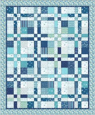 4 Patch Quilt, Layer Cake Patterns, Layer Cake Quilt Patterns, Moda Bake Shop, Quilt Layers, Cake Quilt, Beach Quilt, Layer Cake Quilts, Quick Quilt