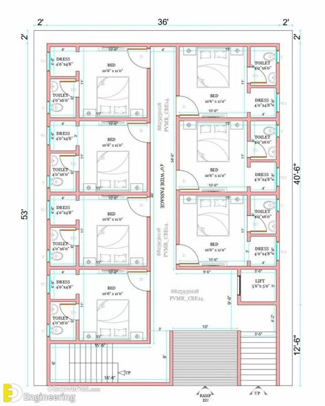 34+ Photos Of 2D House Plans For Different Areas | Engineering Discoveries 34+ Photos Of 2D House Plans For Different Areas. Hostel Layout Floor Plans, Rent House Ideas, Modern Guest House Plans, Hotel Floor Plan Small Hotel Floor Plan, Hotel Plans Architecture, Boarding House Floor Plans, Motel Architecture Plan Design, Motel Design Plan, Hostel Plans Architecture