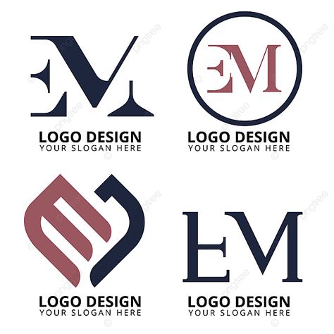 Em Initials Logo, Em Logo Design Ideas, Em Monogram, Me Logo Design, Pm Logo, Ems Logo, Plumbing Logo, Mm Logo, Me Logo