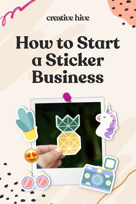 How to start a sticker business. Today I want to talk about one of the most versatile handmade products you can make and sell online. Stickers. Yes, stickers. Learn more in this blog post. How To Create A Sticker Business, Stickers Diy Handmade, How To Sell Stickers Online, How To Make Professional Stickers, How To Start A Small Sticker Business, Sticker Making Business, Diy Sticker Business, How To Make Stickers To Sell On Etsy, Selling Stickers Online