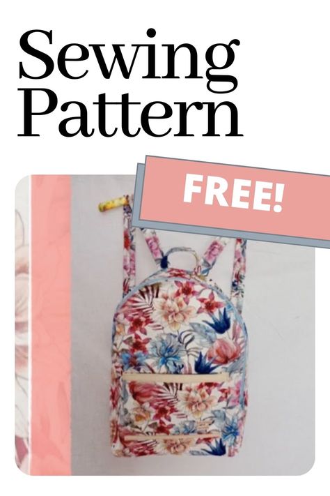 Sewing A Backpack Free Pattern, How To Make A Back Pack Diy Free Pattern, Backpack Patterns To Sew Free, Free Mini Backpack Pattern, Free Backpack Pattern, Free Printable Sewing Patterns Craft Projects, Leather Backpack Pattern Free Pdf, Back Pack Patterns, Free Backpack Sewing Pattern