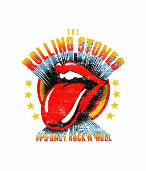 Stones Tattoo, Rolling Stones Poster, Rs Logo, Funny Tshirt Quotes, Rolling Stones Logo, Rock And Roll History, Funny T Shirt Sayings, Custom Tshirt, T Shirt Logo