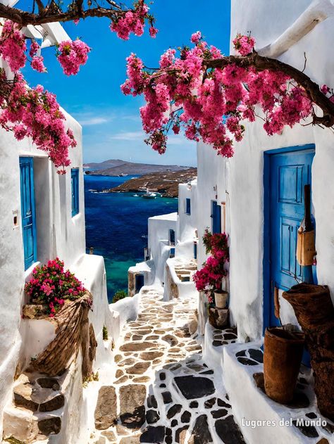 Mykonos,Greece European Summer Greece, Aesthetic Greece Pictures, Grecia Aesthetic, Mykonos Greece Aesthetic, Samantha Core, Houses In Greece, Greece Travel Aesthetic, Summer In Greece Aesthetic, Santorini Greece Aesthetic