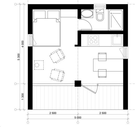 Gallery of Micro-Architecture: 40 Big Ideas for Small Cabins - 76 Small Cabin Floor Plans, Nevada House, Micro Cabin, Modular Cabins, Prefab Cabins, Compact House, Cabin Floor Plans, Tiny House Floor Plans, Micro House