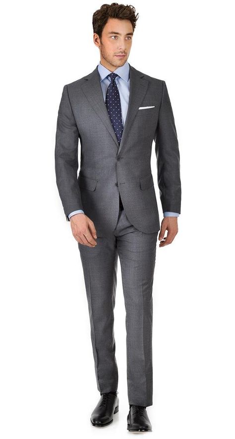 Custom Grey Suits, Tailored in Europe from Fine Italian Wool, Tailored in Europe - Free Shipping & Returns Dark Grey Suit Men Outfit, Charcoal Grey Suit Men Wedding, Dark Grey Suit Men Combination, Dark Gray Suits For Men, Charcoal Suit Combinations, Dark Grey Suit Men, Charcoal Grey Suit Men, Grey Suit Combinations, Mens Suit For Wedding