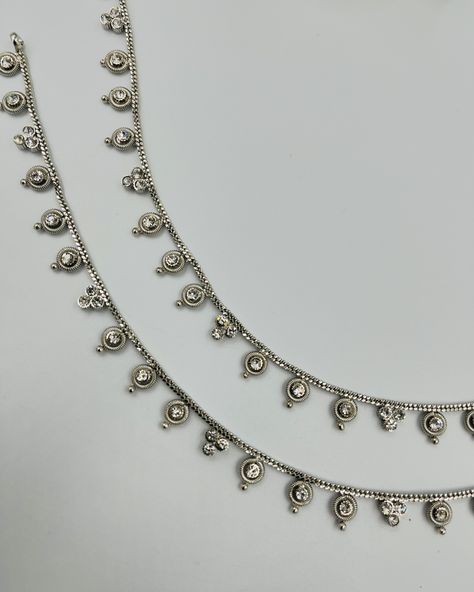 Silver choker necklace indian