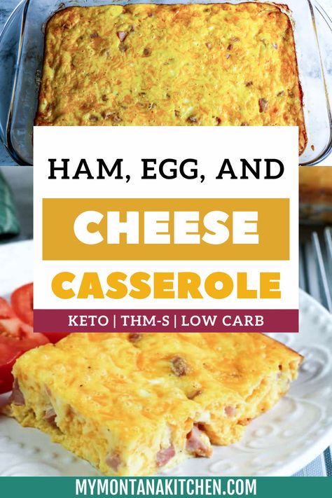 Are you looking for a savory breakfast dish that everyone will love? Look no further! This delicious egg bake recipe is perfect for a lazy weekend brunch or an easy meal prep option for the week ahead. With its gooey melted cheese, savory chunks of ham, and fluffy scrambled eggs all baked into one delicious dish, you won't be able to resist taking seconds! Stuffing Egg Bake, Bacon And Cheese Egg Bake, Ham Egg And Cheese Hashbrown Casserole, Egg And Cheese Bakes, Baked Eggs With Ham, Scrambled Eggs And Ham, Large Egg Bake, Ham And Potato Egg Bake, Egg And Ham Bake