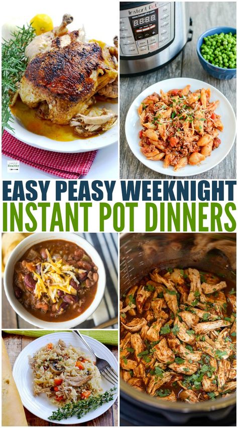 Easy Peasy Weeknight Instant Pot Dinners - Midlife Boulevard Filter Recipes, Instant Pot Dinners, Dump Dinners, Pot Dinners, One Pot Dinners, Dump Meals, Healthy Instant Pot Recipes, Keto Paleo, Easy Instant Pot Recipes